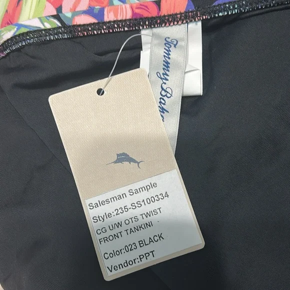 Tommy Bahama Coastal Garden twist front Tankini - Small - New - Picture 9 of 9
